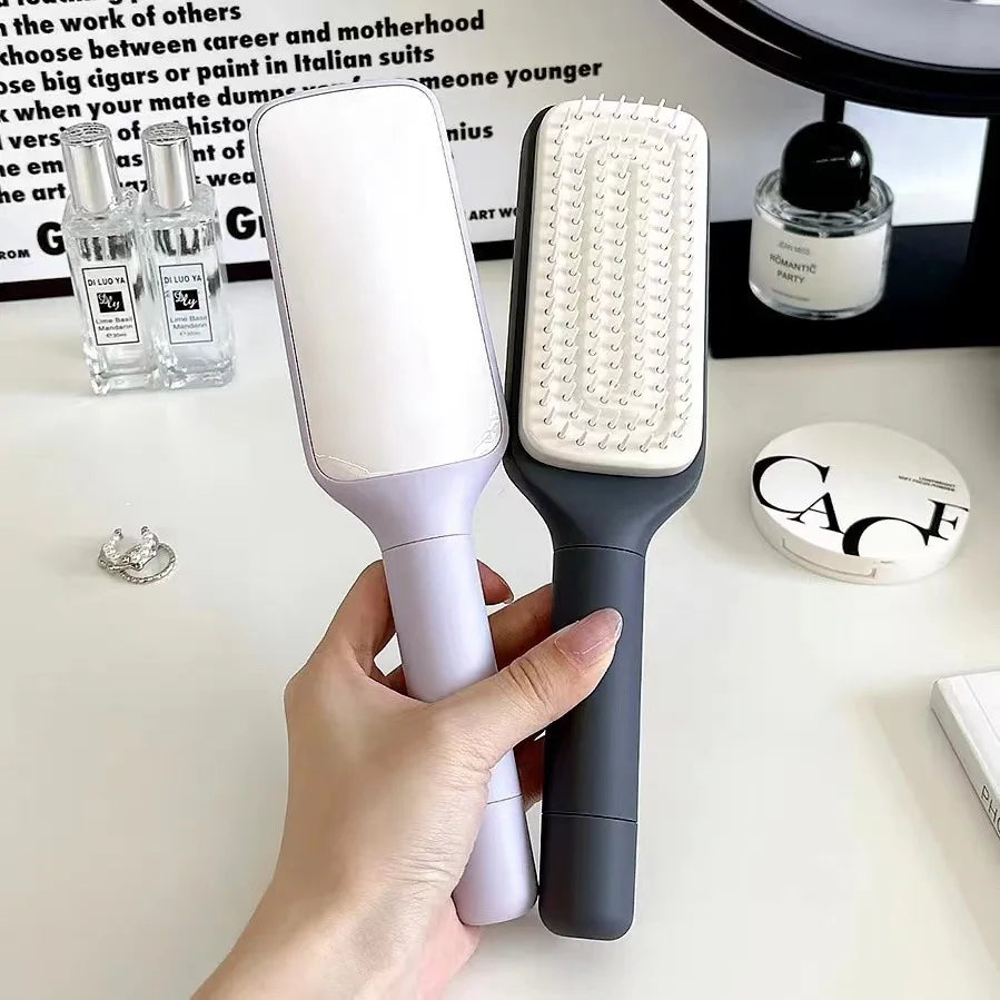 Transform Your Hair Care Routine with the Magic Rotatable Self-Cleaning Air Cushion Brush - Perfect for Smoothing and Styling!