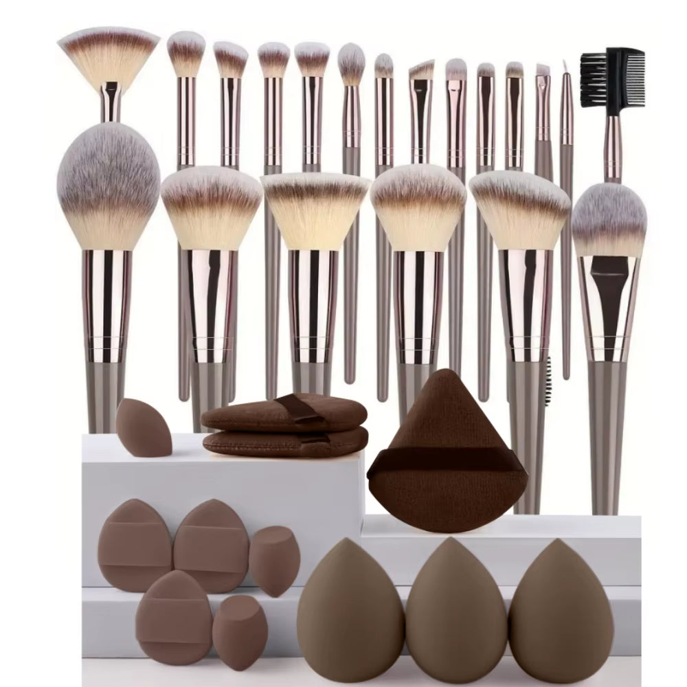 Professional 3-20PCS Makeup Brushes Set Soft Fluffy Foundation Eyeshadow Concealer Blending Blush Brush Kabuki Women Beauty Tool