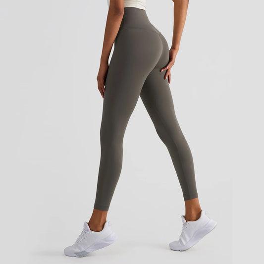 Elevate Your Workout with Our Solid Color High Waist Yoga Leggings - Soft, Supportive, and Stylish for Women!