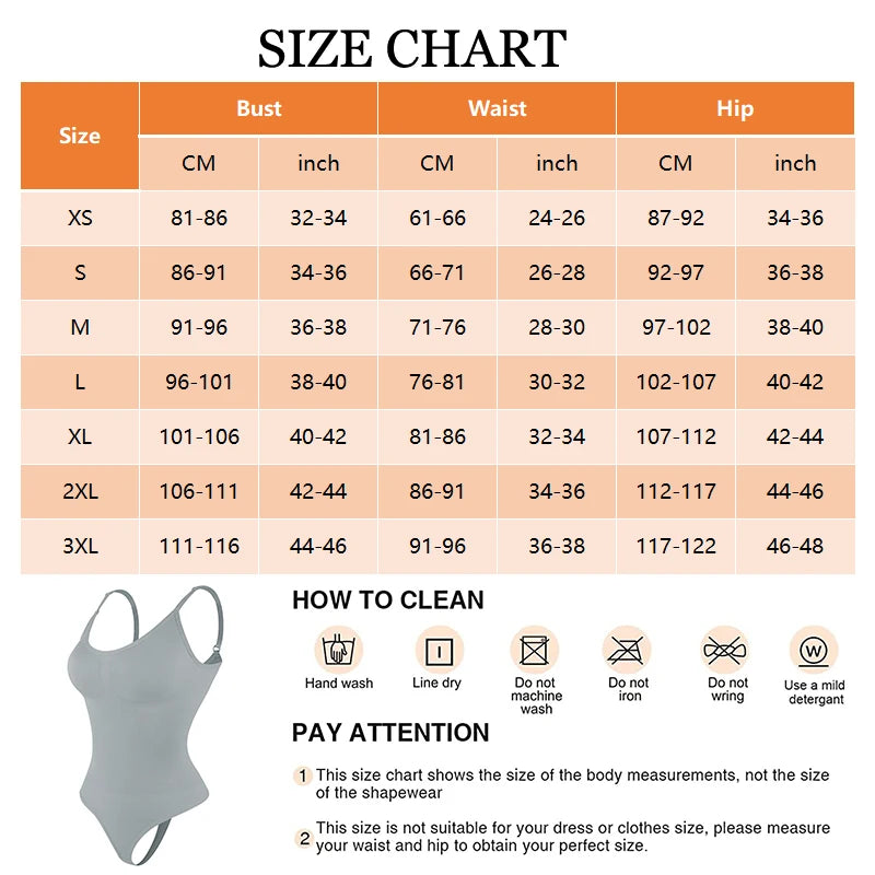 Ultimate Smoothing Shapewear Bodysuit for Women - Faja Full Body Shaper with Thong Design for Comfortable Sculpting and Slimming