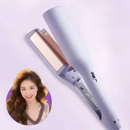 Experience Effortless Glamour with the 32MM Automatic Curling Iron - Long-Lasting French Style Curls with Rotating Anti-Flame Design