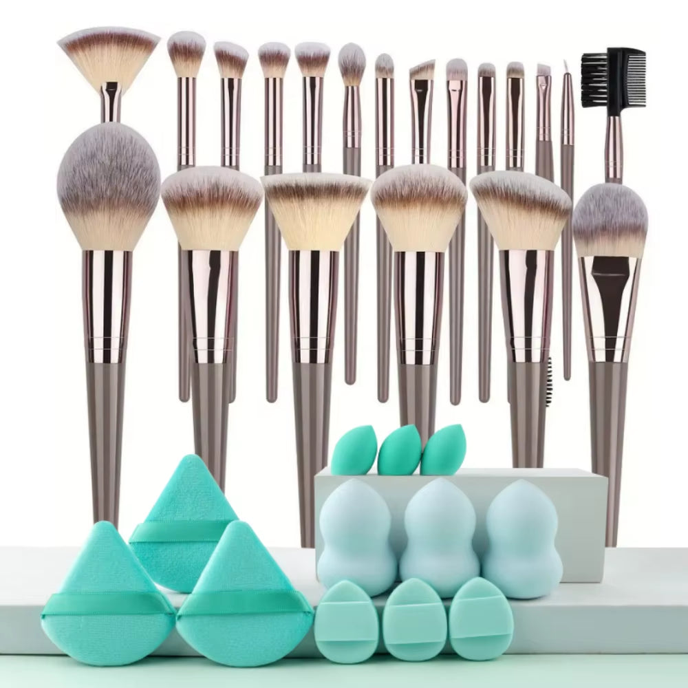 Professional 3-20PCS Makeup Brushes Set Soft Fluffy Foundation Eyeshadow Concealer Blending Blush Brush Kabuki Women Beauty Tool